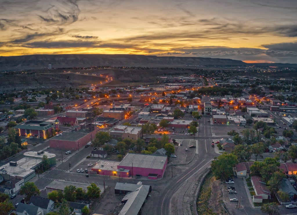 Rock Springs is the 5th Largest Town in Wyoming and a Stop on a Passenger Train Line