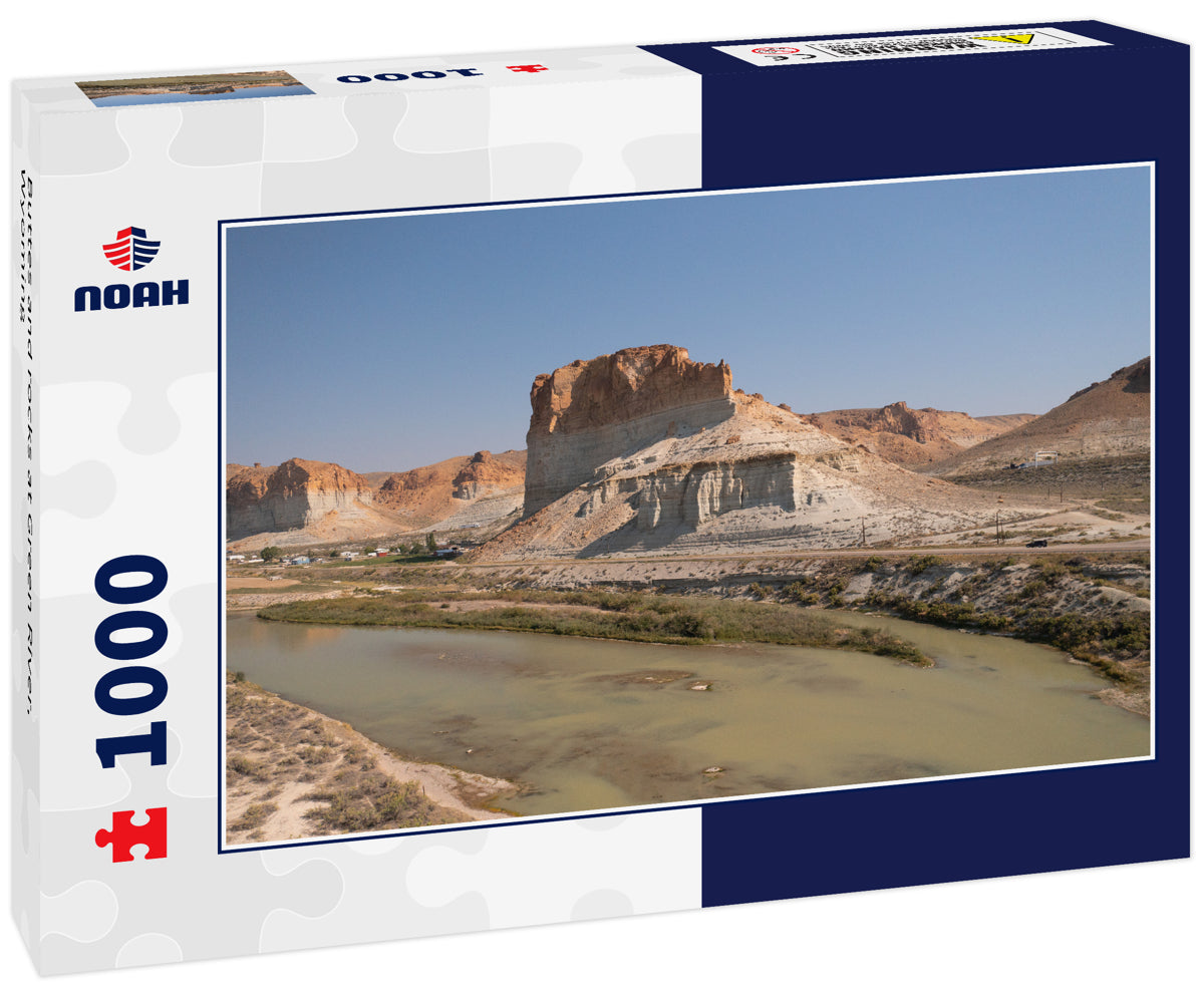 Buttes and rocks at Green River, Wyoming