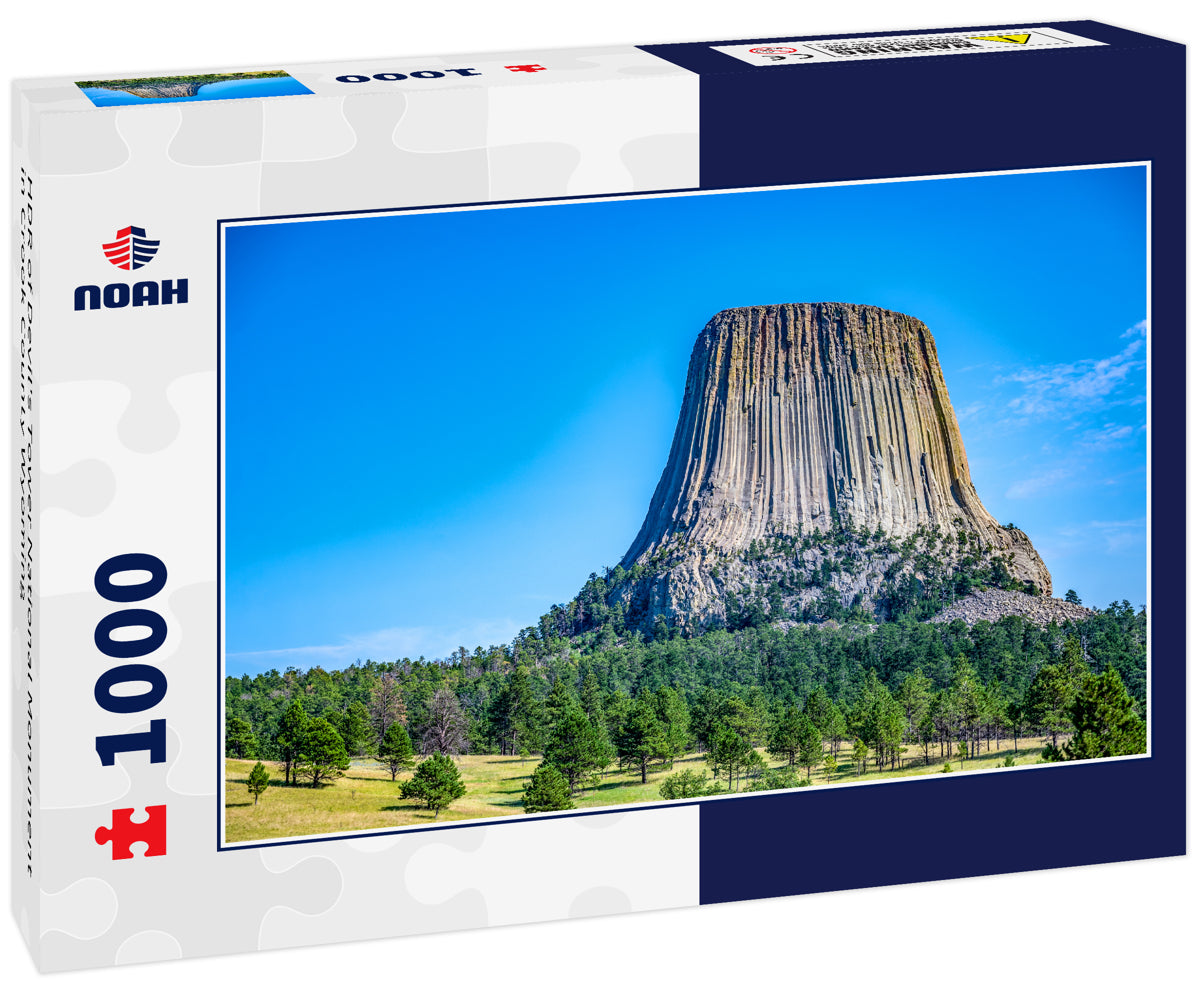 HDR of Devil's Tower National Monument in Crook County Wyoming