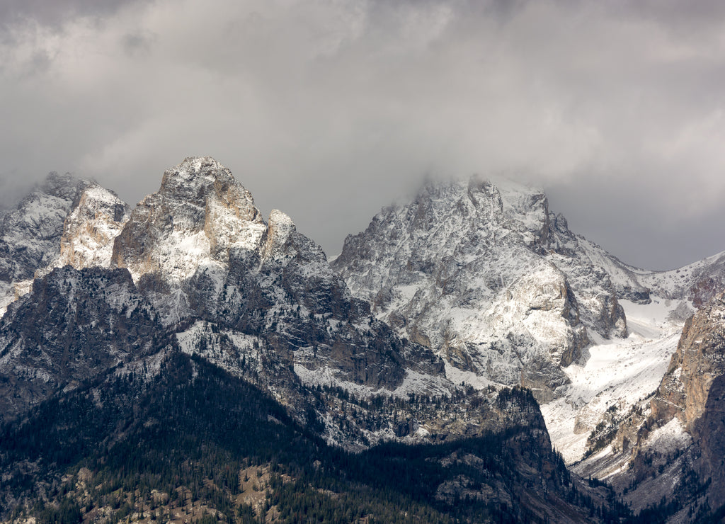 Scenic view of the Grand Teton National Park, Wyoming
