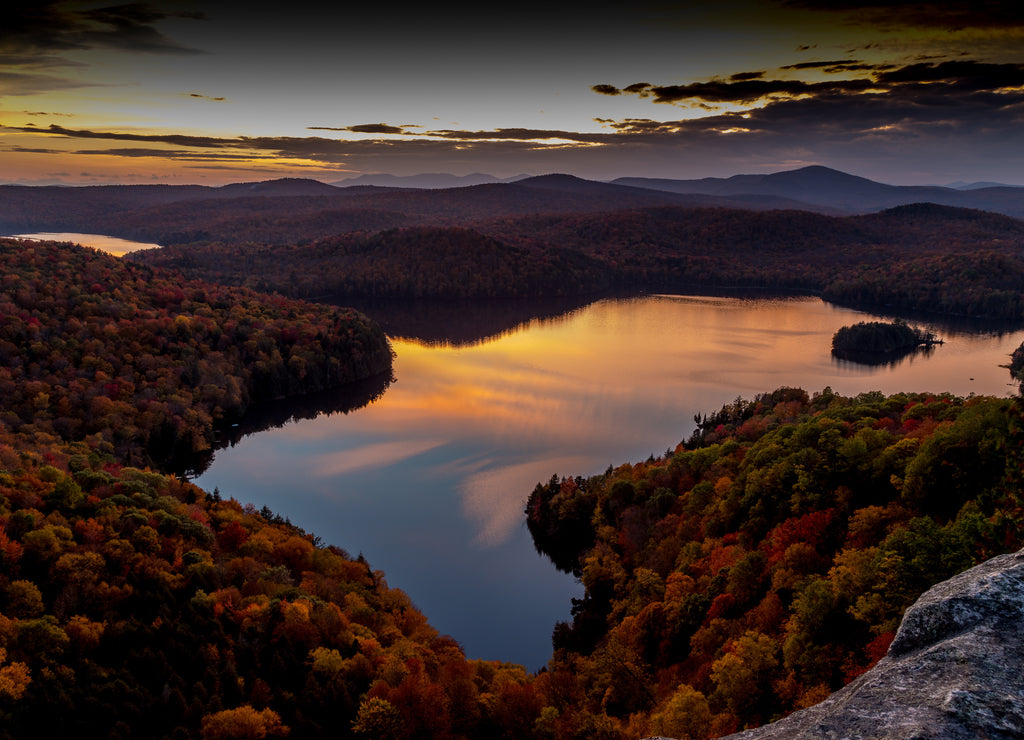 sunset in Vermont