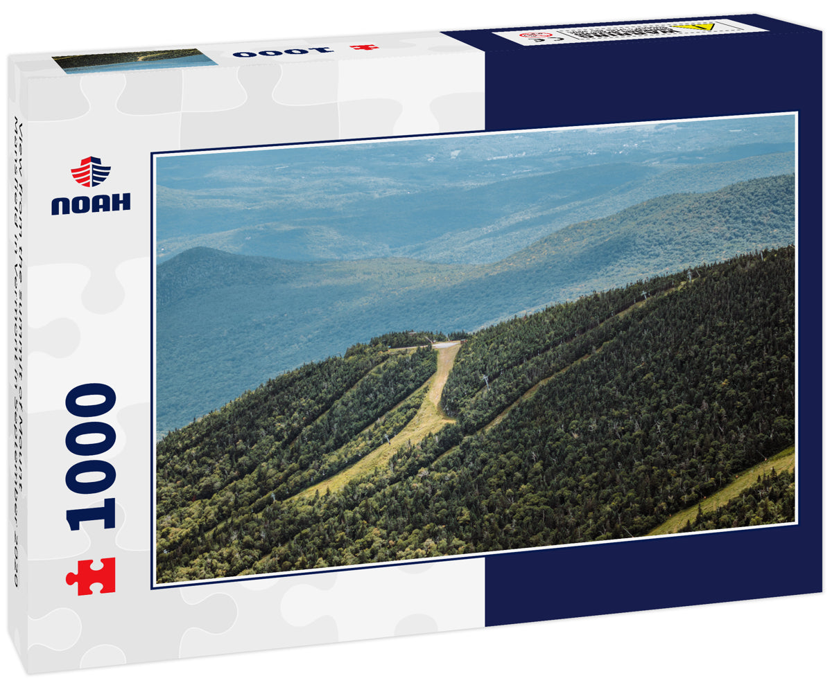 View from the summit of Mount Mansfield in Vermont in September 2020