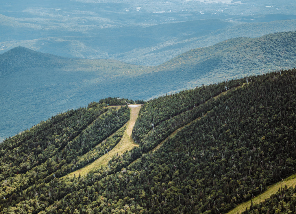 View from the summit of Mount Mansfield in Vermont in September 2020