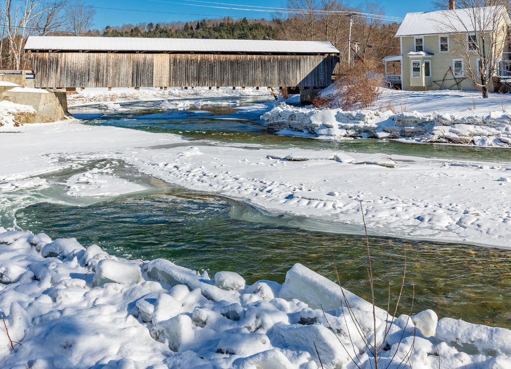 Vermont-Waitsfield-Waitsfield Covered Bridge