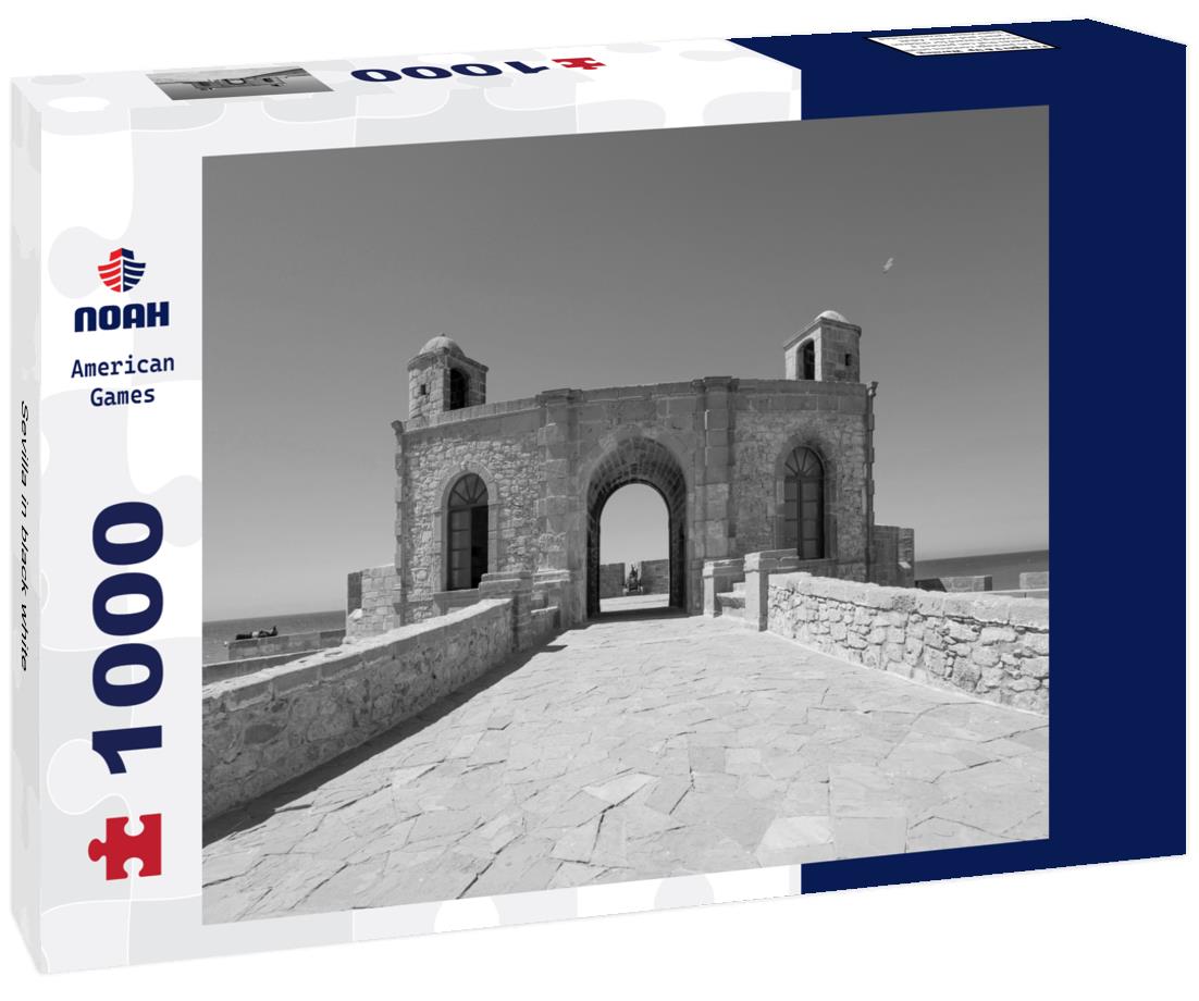 Noah Jigsaw Puzzle Sevilla in black white 1000 pieces