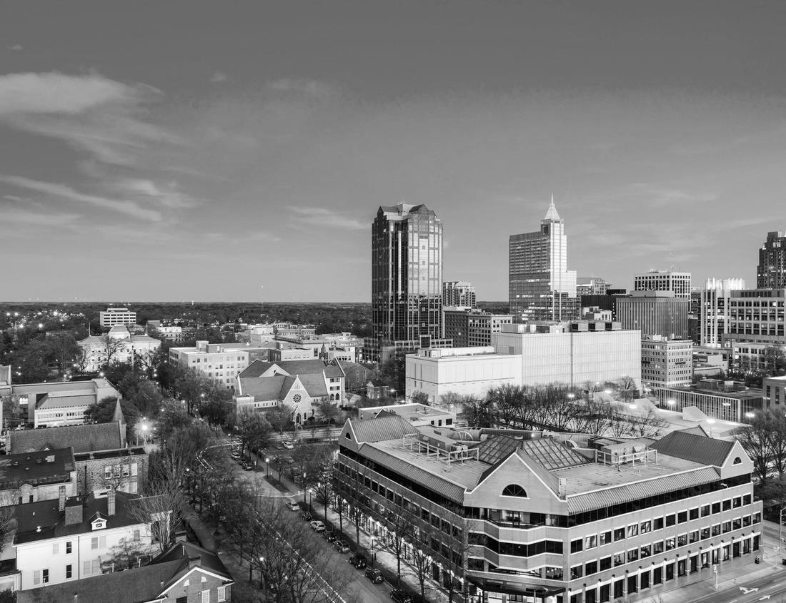Noah Jigsaw Puzzle Aerial image of Evanston Chicago in black white 1000 pieces