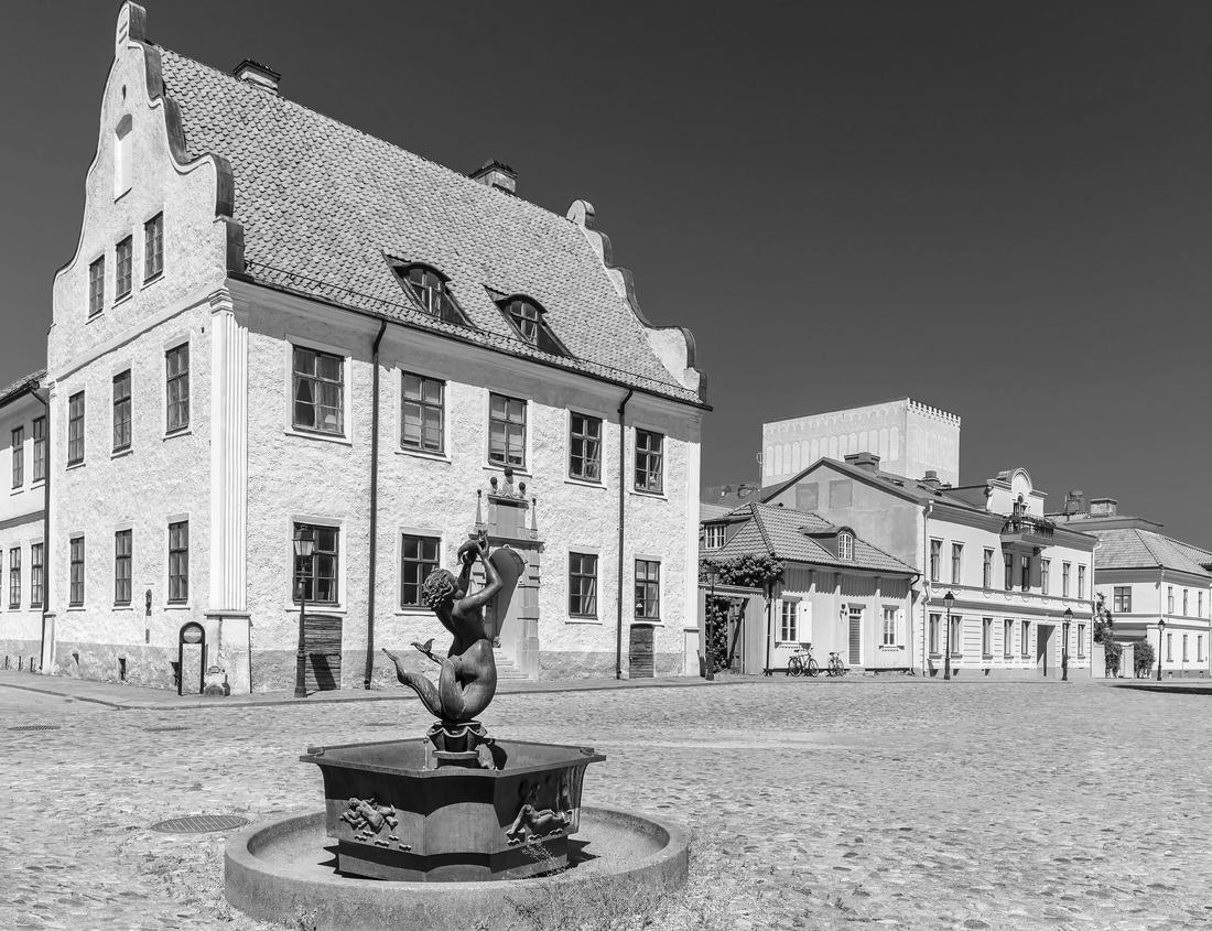 Noah Jigsaw Puzzle Hallstatt, Hallstätter See, Austria in black white 1000 pieces