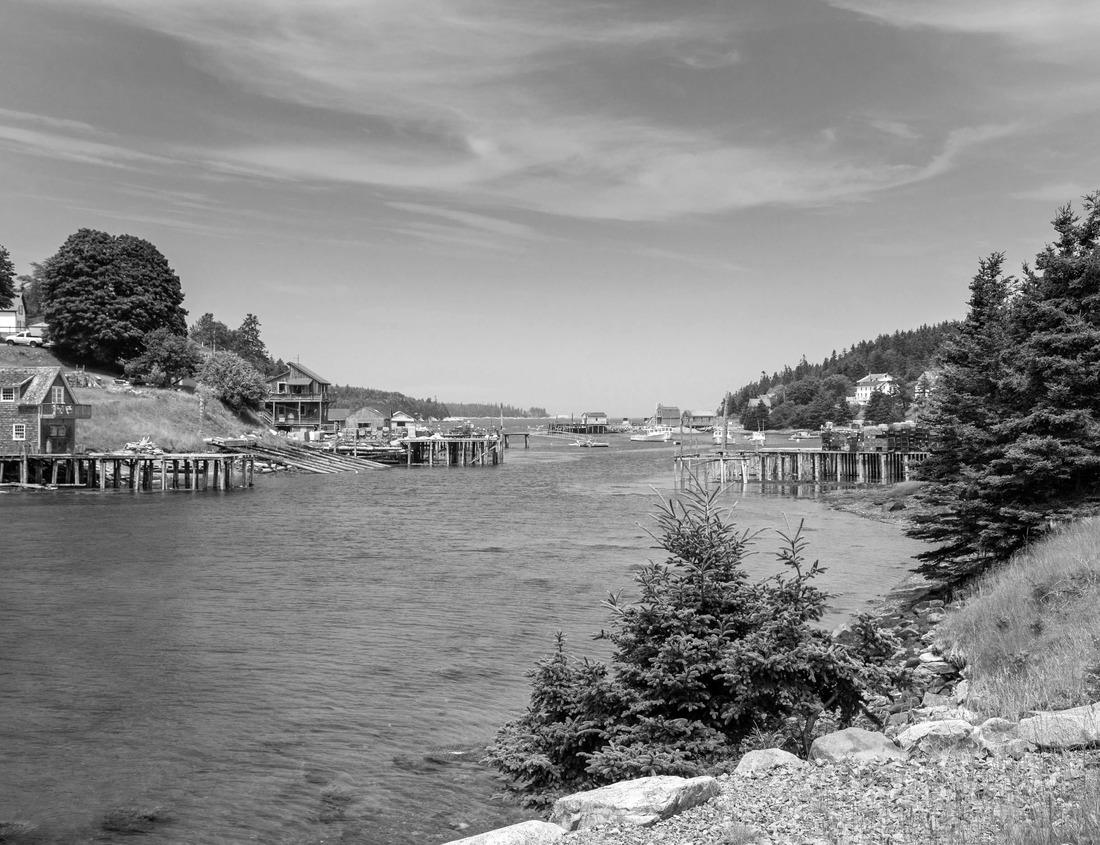 Noah Jigsaw Puzzle Icon Idaho dam in the fall with fountains in the park in black white 1000 pieces