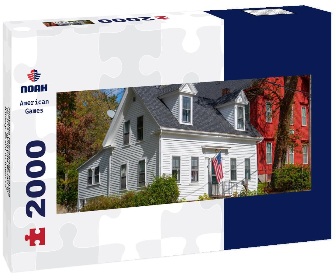 Historic residence house at 103 Whipple Road in Kittery Point in town of Kittery, Maine 2000pc Panoramic Puzzle