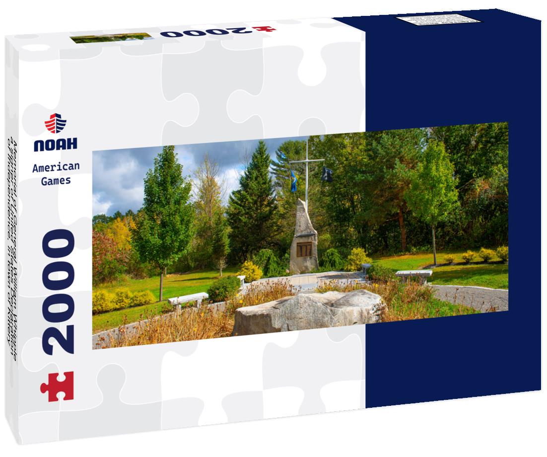 Memorial of General William Whipple, a signer of United States Declaration of Independence, in town of Kittery, Maine ME 2000pc Panoramic Puzzle