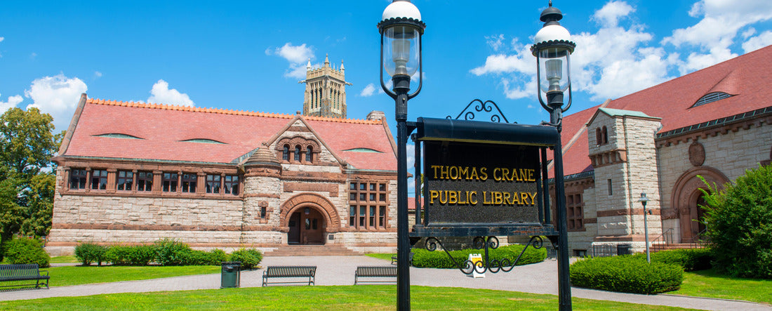 Thomas Crane Public Library, Quincy, Massachusetts MA, USA 2000pc Panoramic Puzzle
