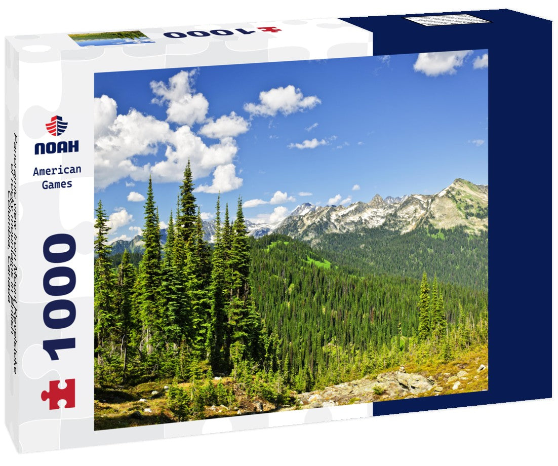Noah Jigsaw Puzzle Panoramic view from Mount Revelstoke of rocky mountains in British Columbia, Canada 1000 pieces