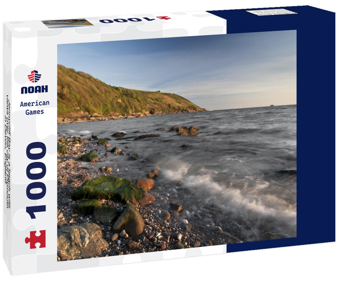Noah Jigsaw Puzzle Jennycliff Bay is a beach with views over the city of Plymouth in Devon, England 1000 pieces