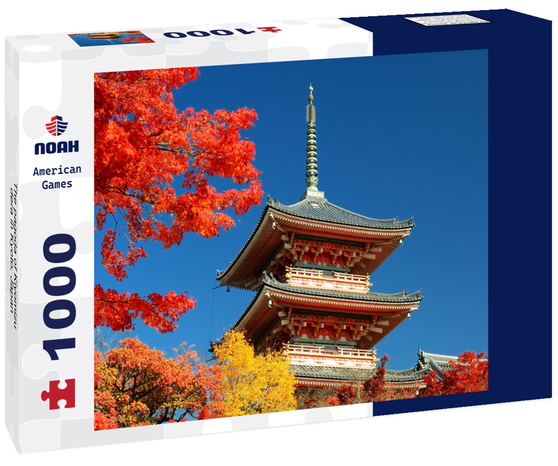 Noah Jigsaw Puzzle The pagoda of Kiyomizu-dera in Kyoto, Japan 1000 pieces