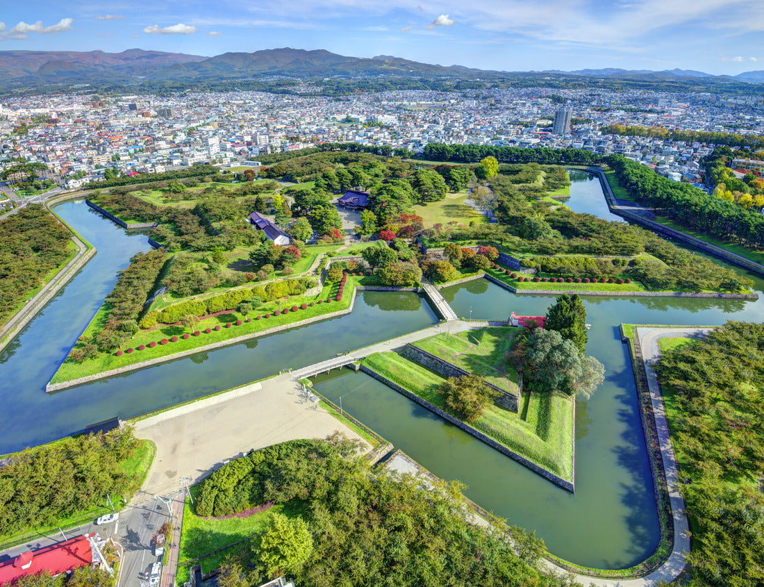 Noah Jigsaw Puzzle Goryokaku Park in Hakodate, Hokkaido, Japan was originally a star fort designed in 1855 1000 pieces