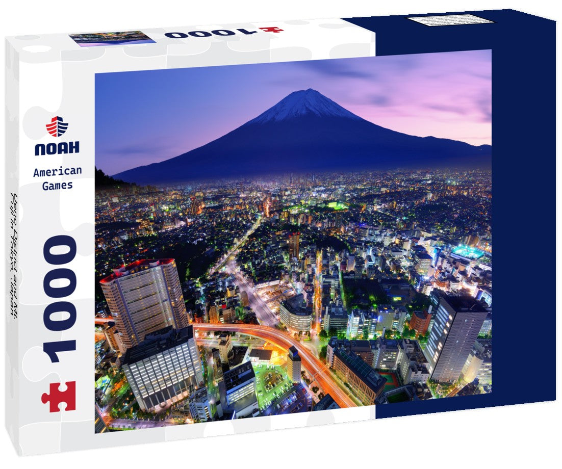 Noah Jigsaw Puzzle Ueno District and Mt. Fuji in Tokyo, Japan 1000 pieces