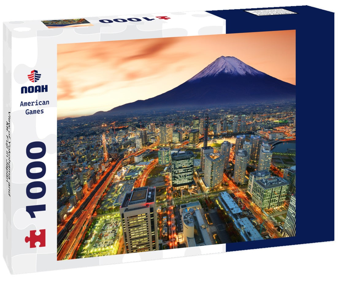 Noah Jigsaw Puzzle View of Yokohama and Mt. Fuji in Japan 1000 pieces