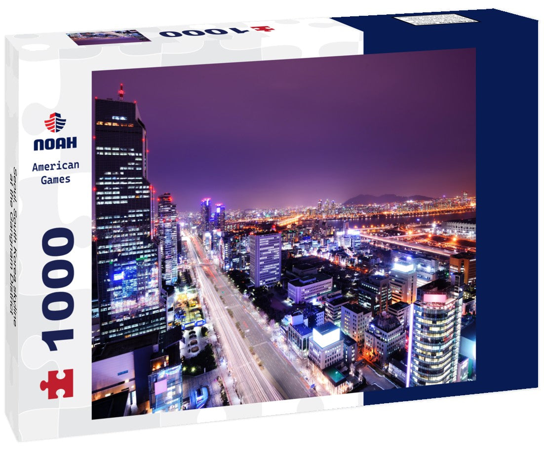 Noah Jigsaw Puzzle Seoul, South Korea skyline at the Gangnam District 1000 pieces
