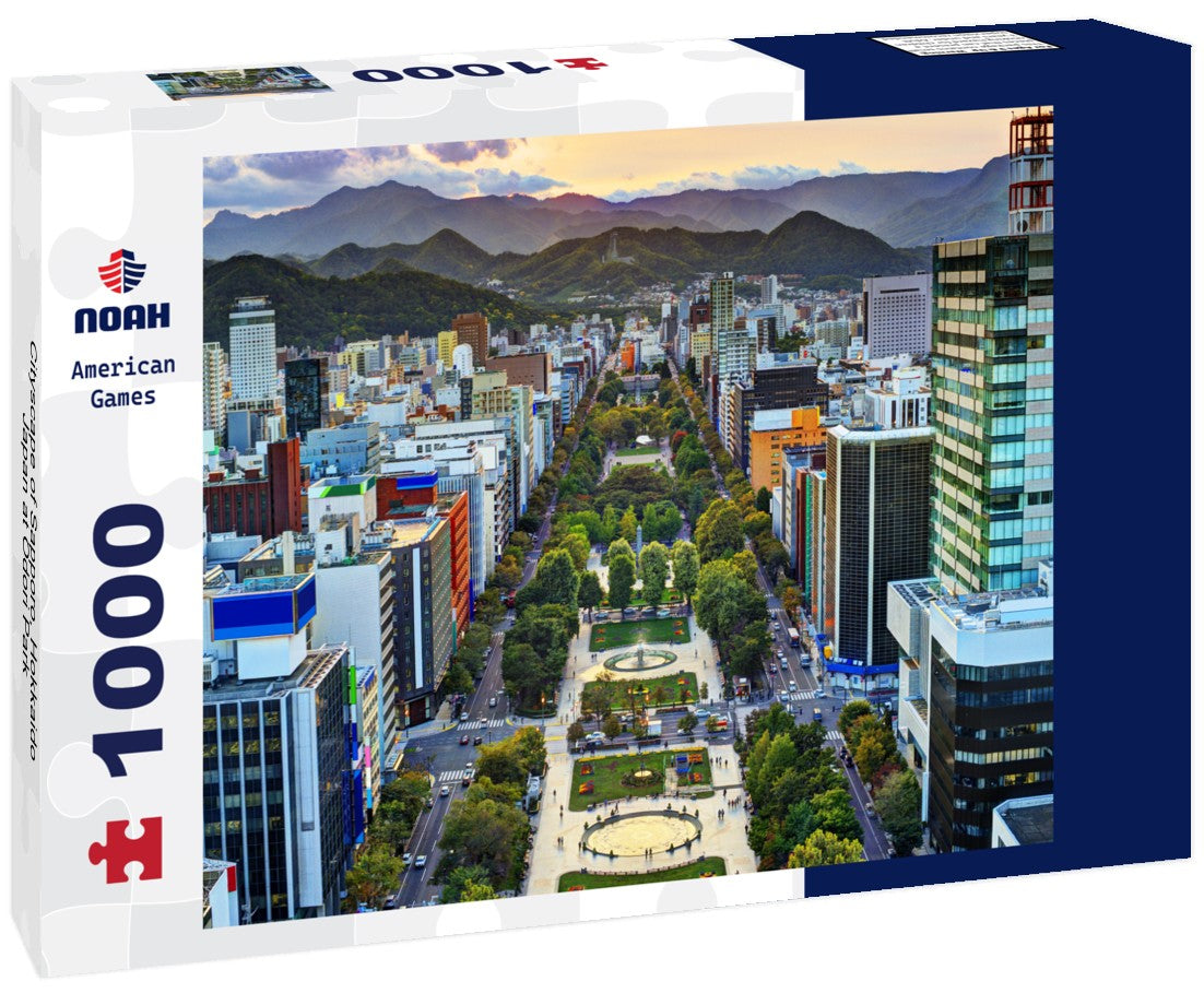 Noah Jigsaw Puzzle Cityscape of Sapporo, Hokkaido, Japan at Odori Park 1000 pieces
