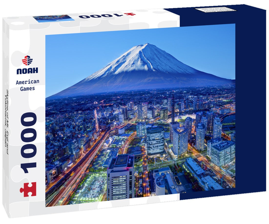 Noah Jigsaw Puzzle Skyline of Mt. Fuji and Yokohama, Japan 1000 pieces