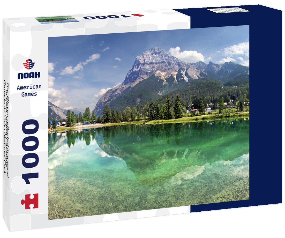 Noah Jigsaw Puzzle The Steven reflected in a pond in Field, British Columbia, Canada In Yoho National Park 1000 pieces