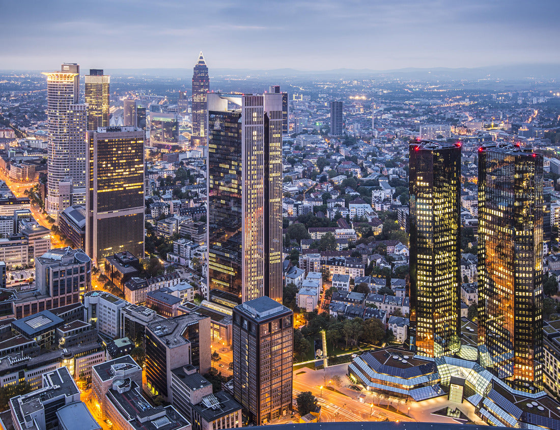 Noah Jigsaw Puzzle Cityscape of Frankfurt, Germany, the financial center of the country 1000 pieces