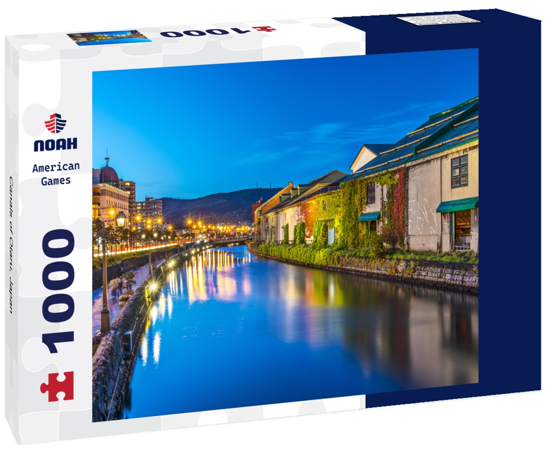 Noah Jigsaw Puzzle Canals of Otaru, Japan 1000 pieces