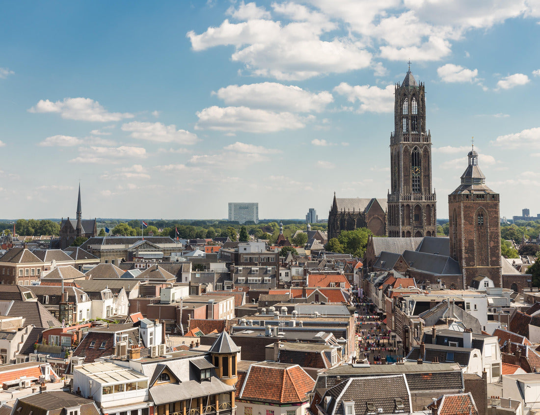 Noah Jigsaw Puzzle Aerial view of the medieval city of Utrecht, fourth city of the Netherlands 1000 pieces