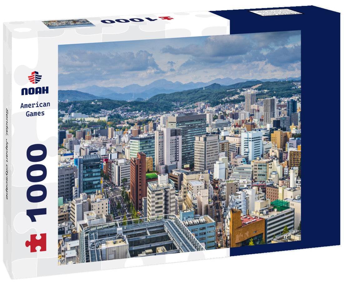 Noah Jigsaw Puzzle Sendai, Japan cityscape 1000 pieces