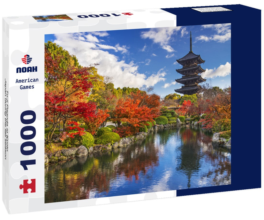 Noah Jigsaw Puzzle To-ji Pagoda in Kyoto, Japan during the fall season 1000 pieces