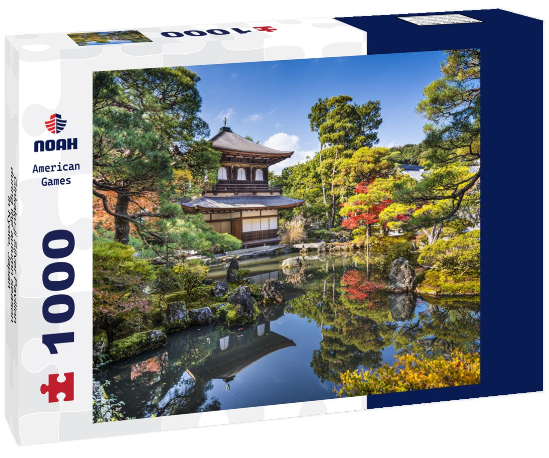 Noah Jigsaw Puzzle Ginkaku-ji Silver Pavilion during the autumn season in Kyoto, Japan 1000 pieces
