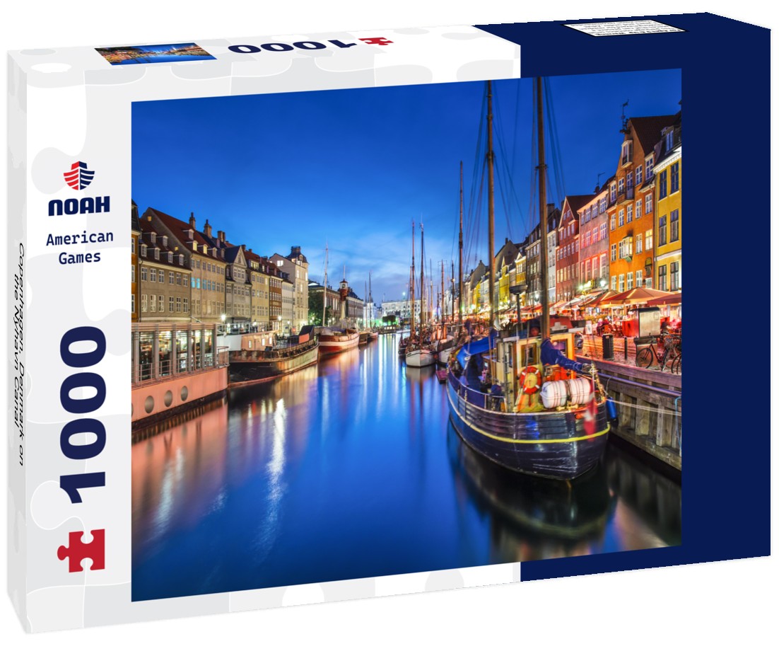 Noah Jigsaw Puzzle Copenhagen, Denmark on the Nyhavn Canal 1000 pieces