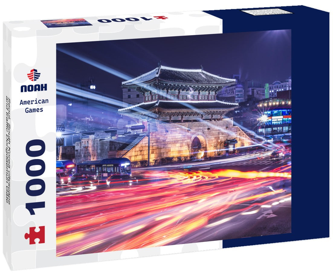 Noah Jigsaw Puzzle Seoul, South Korea cityscape and traffic Dongdaemun Gate 1000 pieces