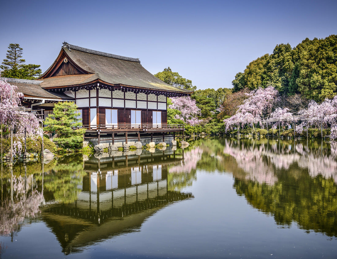 Noah Jigsaw Puzzle Kyoto, Japan gardens at Heian Shrine in the spring season 1000 pieces