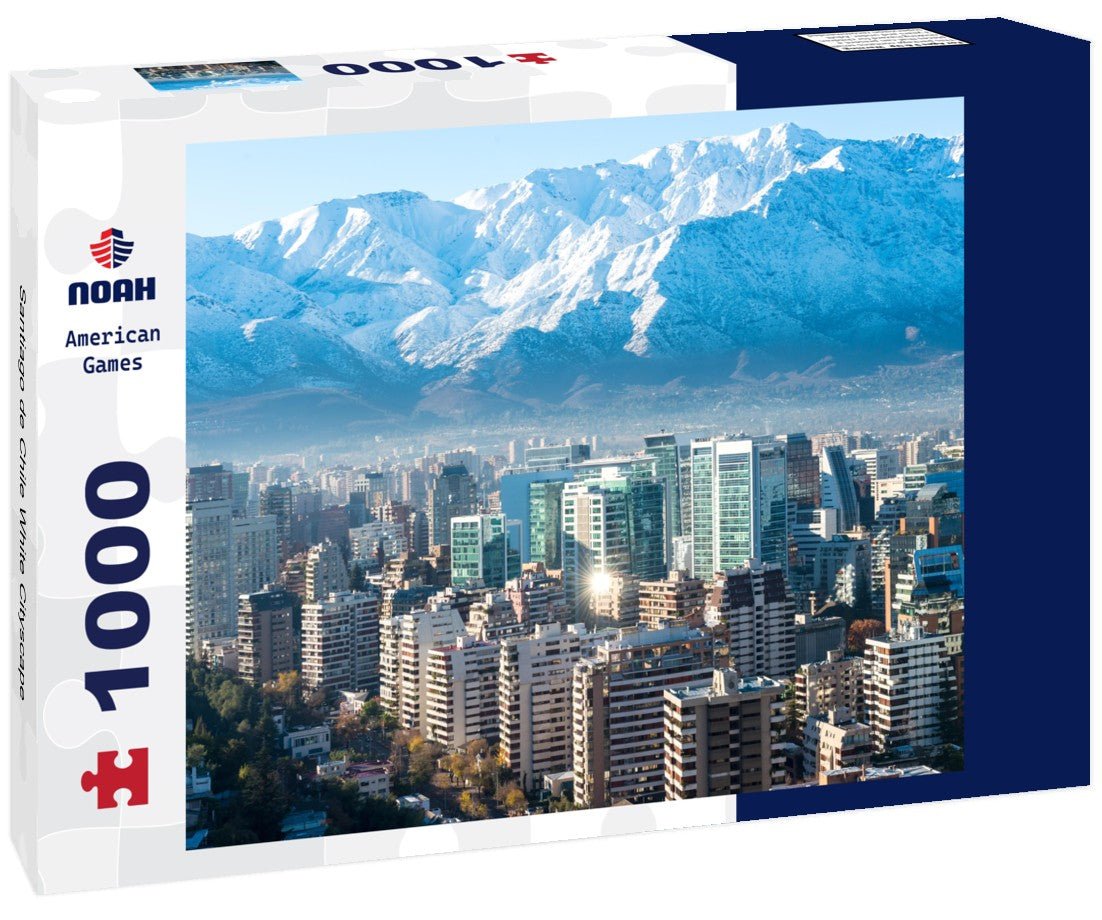 Noah Jigsaw Puzzle Santiago de Chile White Cityscape 1000 pieces
