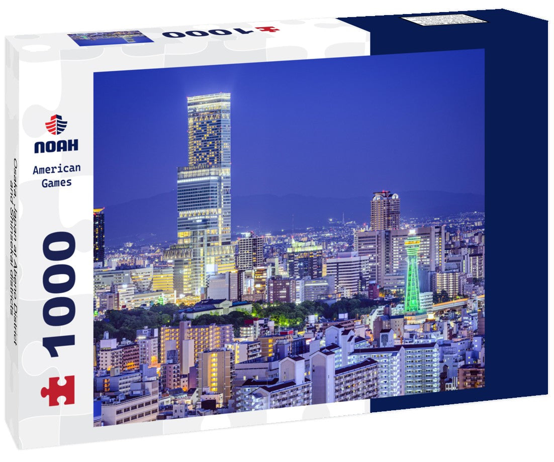 Noah Jigsaw Puzzle Osaka, Japan at Abeno District and Shinsekai districts 1000 pieces