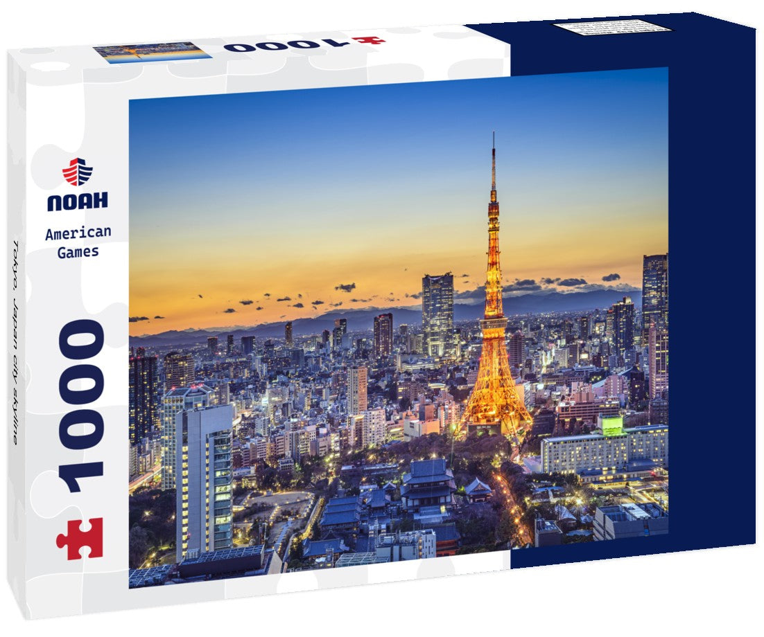 Noah Jigsaw Puzzle Tokyo, Japan city skyline 1000 pieces