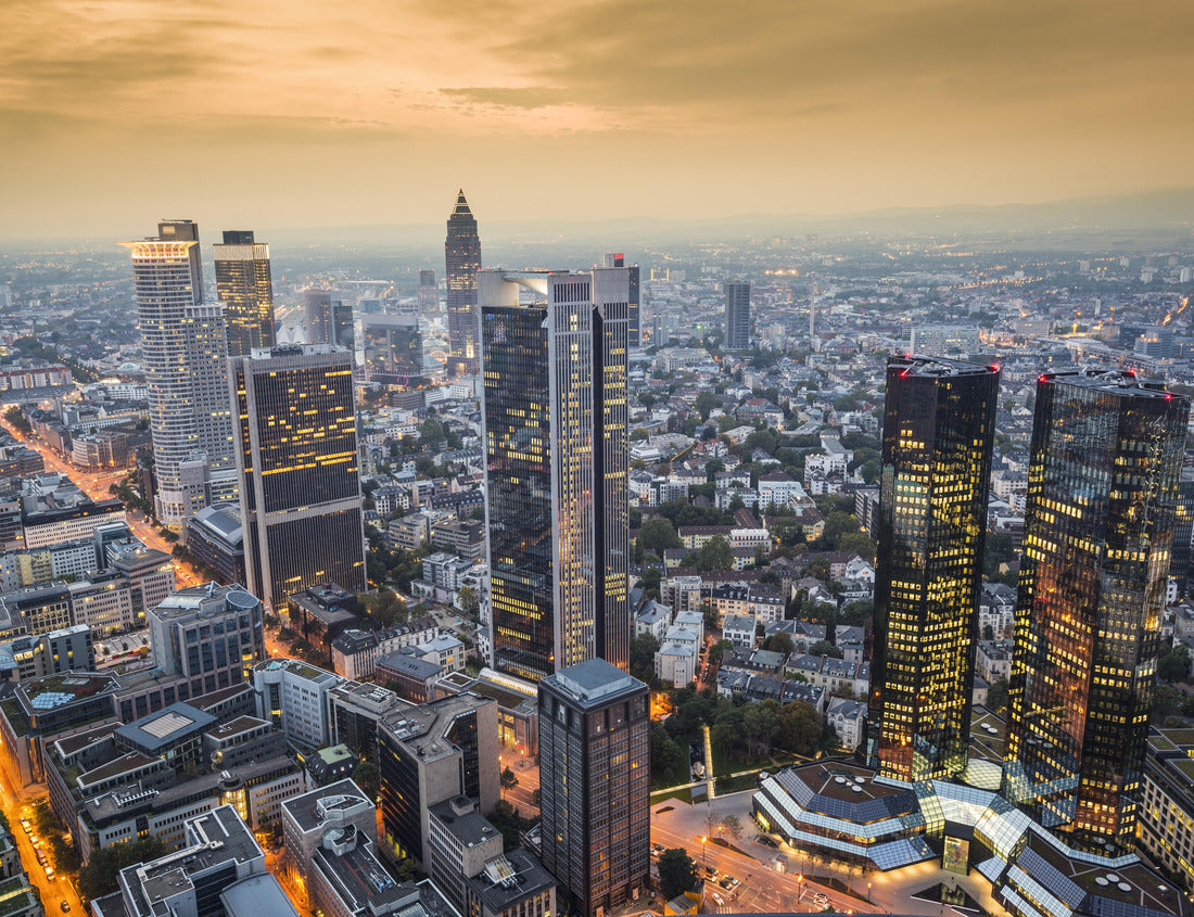 Noah Jigsaw Puzzle Frankfurt, Germany Cityscape at dusk 1000 pieces