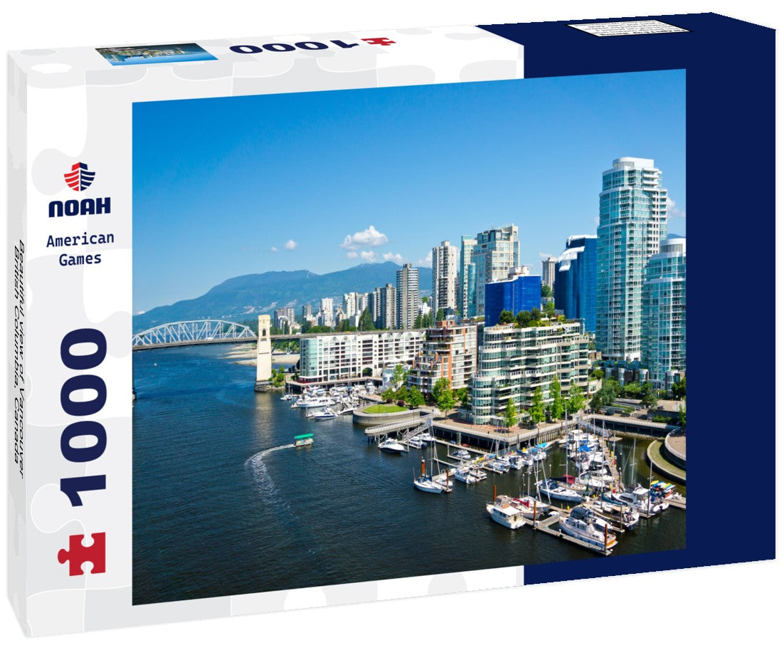 Noah Jigsaw Puzzle Beautiful view of Vancouver, British Columbia, Canada 1000 pieces