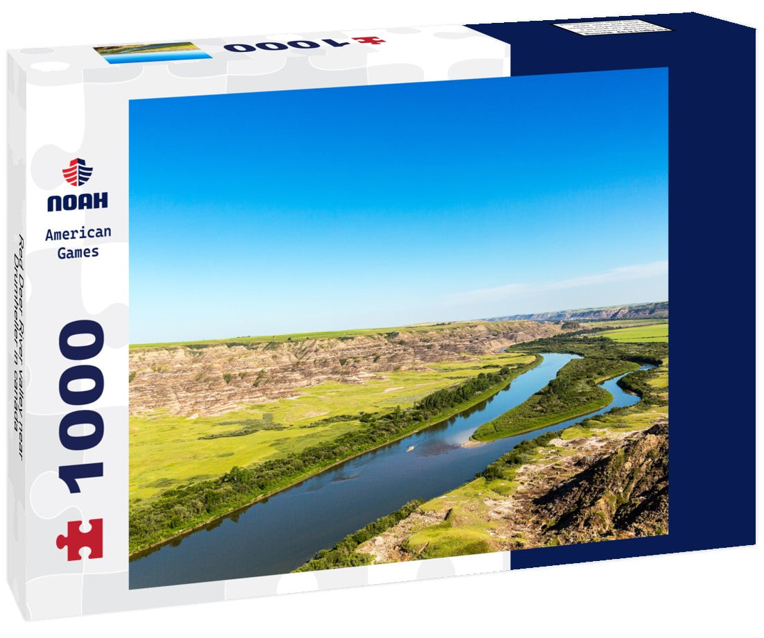 Noah Jigsaw Puzzle Red Deer River valley near Drumheller in canada 1000 pieces