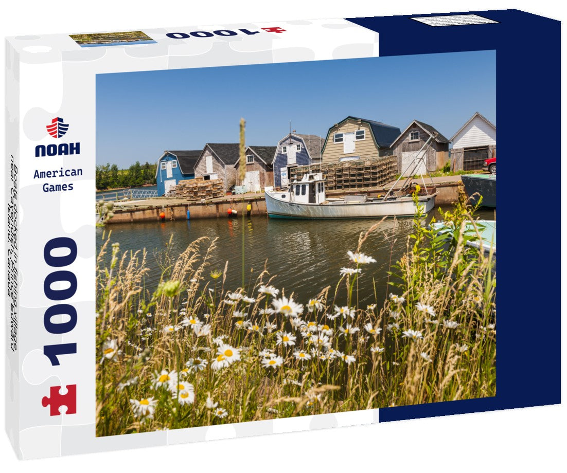 Noah Jigsaw Puzzle Boats docked in fishing village near Cavendish, Prince Edward Island, Canada 1000 pieces