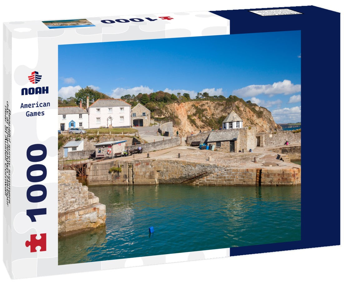 Noah Jigsaw Puzzle Beautiful sunny summers day at Charlestown Harbour near St Austell Cornwall England UK 1000 pieces