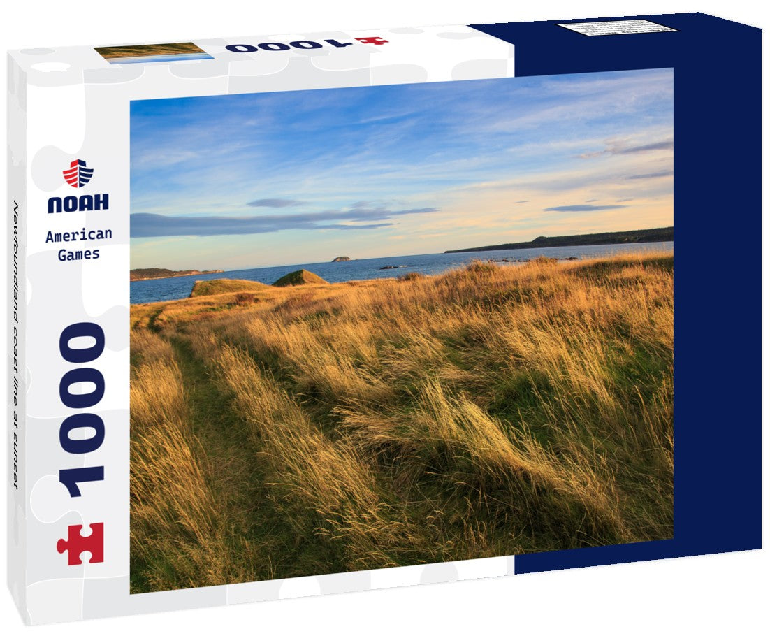 Noah Jigsaw Puzzle Newfoundland coast line at sunset 1000 pieces