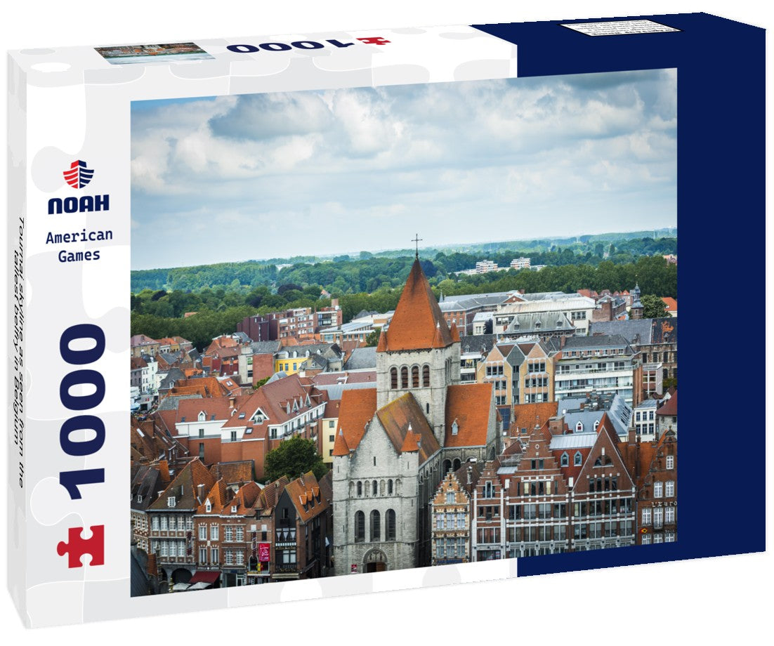 Noah Jigsaw Puzzle Tournai skyline as seen from the tallest belfry in Belgium 1000 pieces