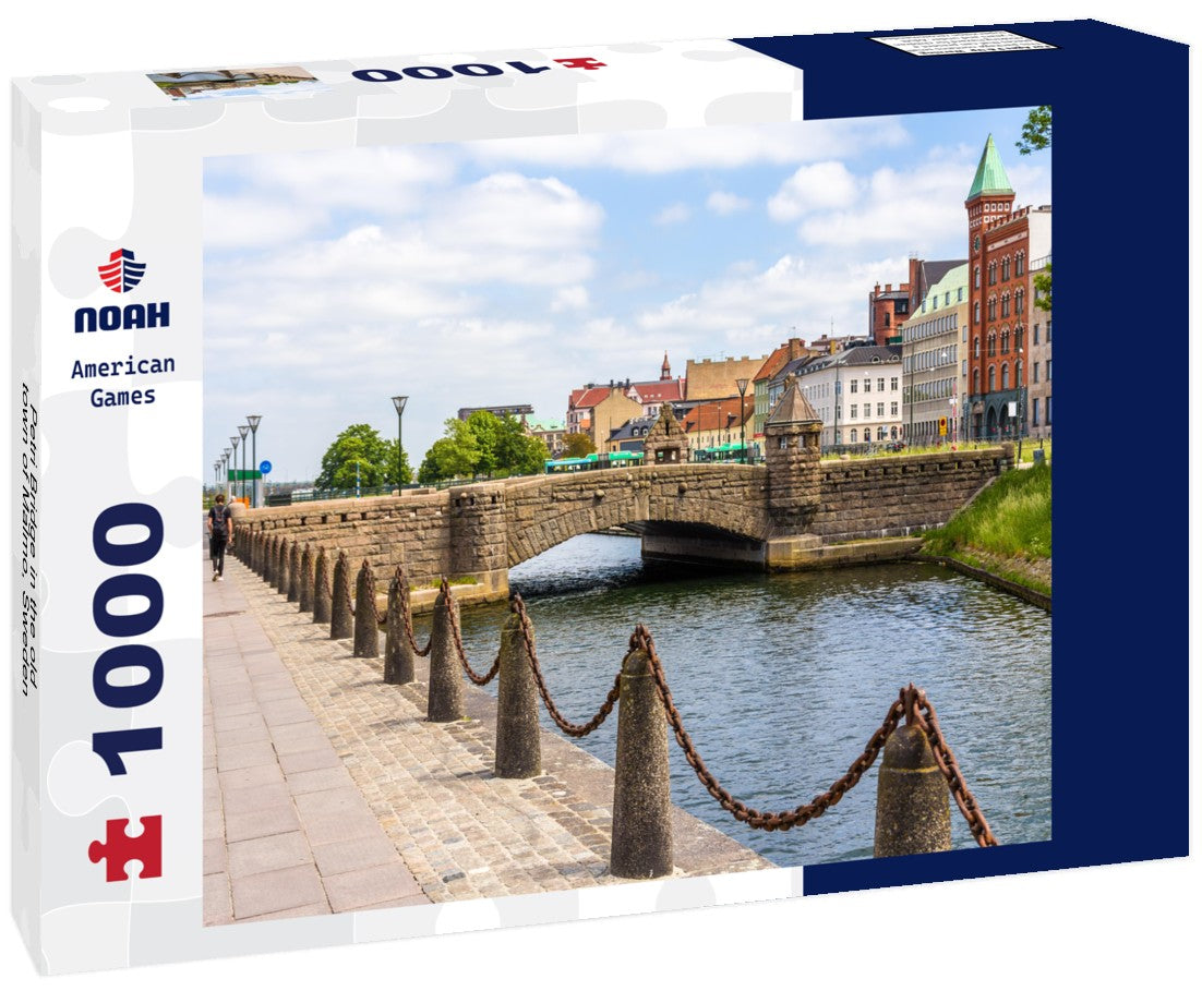 Noah Jigsaw Puzzle Petri Bridge in the old town of Malmo, Sweden 1000 pieces