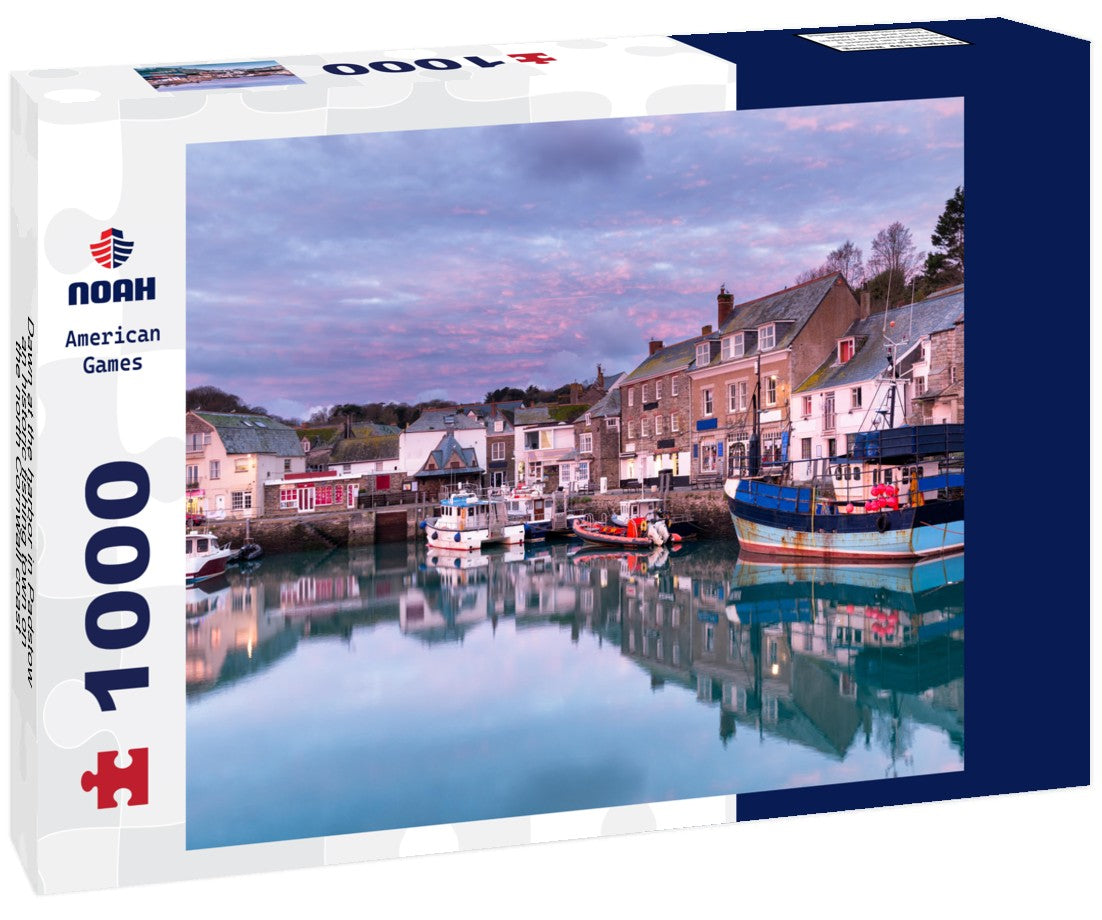 Noah Jigsaw Puzzle Dawn at the harbor in Padstow an historic fishing town on the north Cornwall coast 1000 pieces