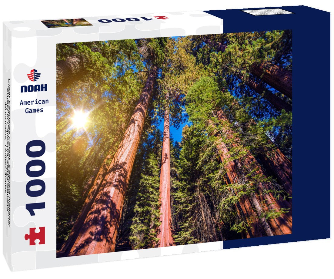 Noah Jigsaw Puzzle Giant Sequoias Forest. Sequoia National Forest in California Sierra Nevada Mountains, United States 1000 pieces