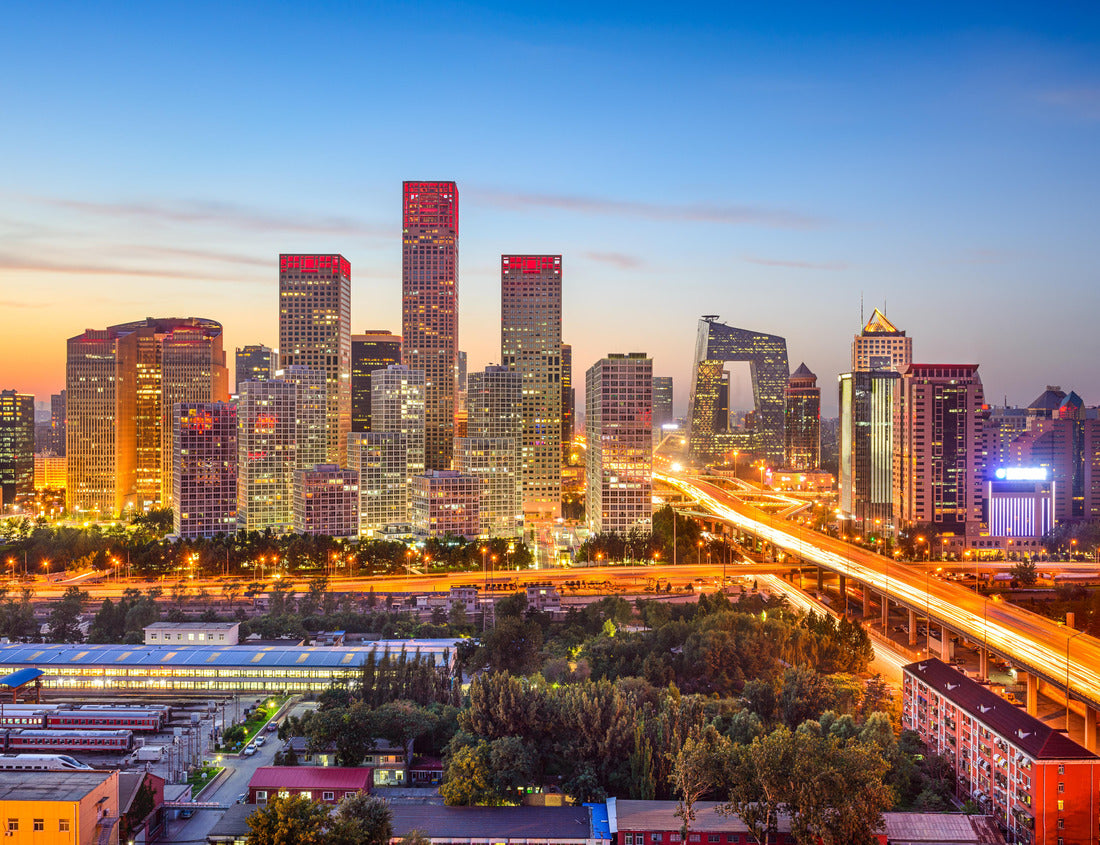 Noah Jigsaw Puzzle Beijing, China CBD skyline at sunset 1000 pieces