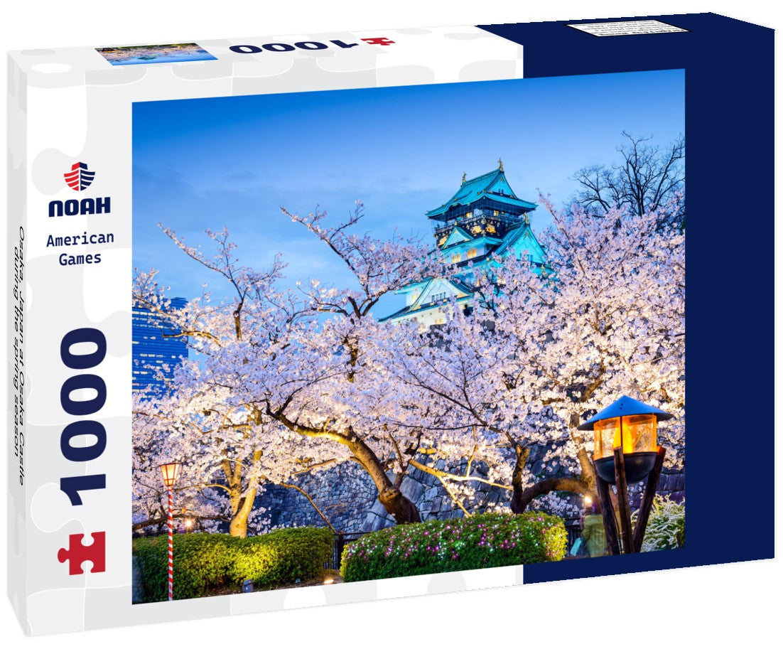 Noah Jigsaw Puzzle Osaka, Japan at Osaka Castle during the spring season 1000 pieces