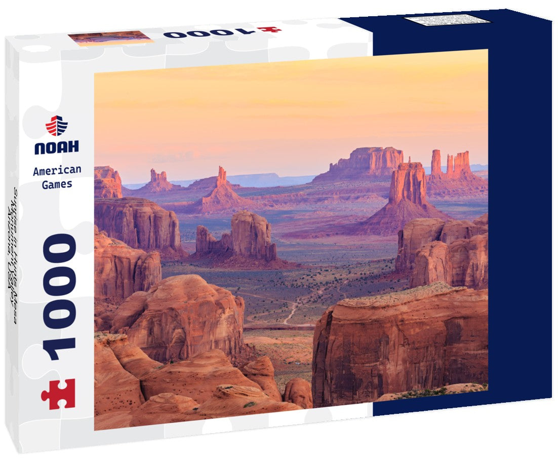 Noah Jigsaw Puzzle Sunrise in Hunts Mesa, Monument Valley, Arizona, USA 1000 pieces